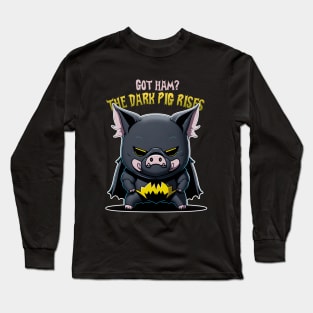 Got Ham? the Super Pig Cartoon Long Sleeve T-Shirt